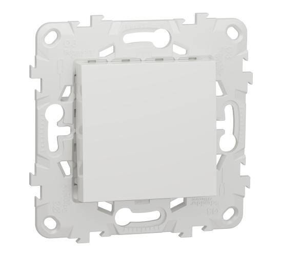 Девиаторен ключ с монтажна рамка 2 модулен бял NU520318 main image