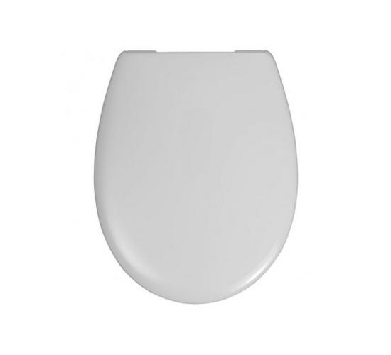 Тоалетен капак бял с пластмасови държачи main image