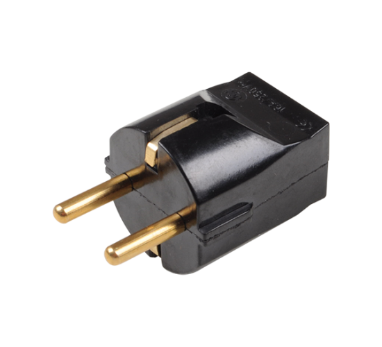 Щепсел 16А, черен main image