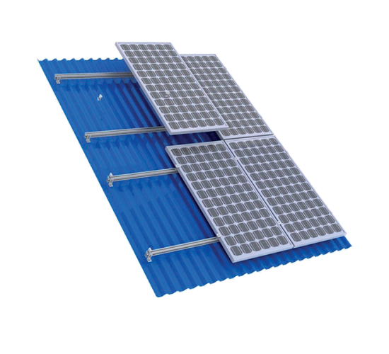 МОНТАЖНА КОНСТРУКЦИЯ ЗА ЛАМАРИНЕН ПОКРИВ 430W ПАНЕЛ 10KW main image