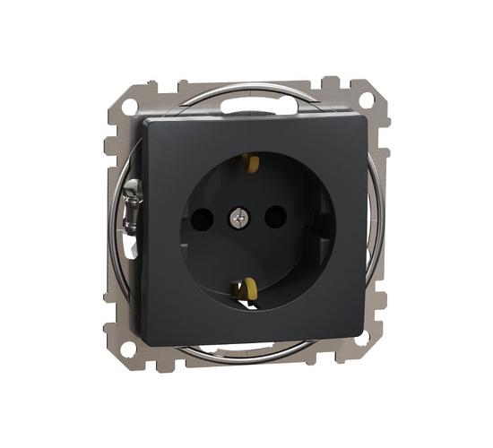 Kонтакт Шуко SEDNA антрацит SDD114021 main image