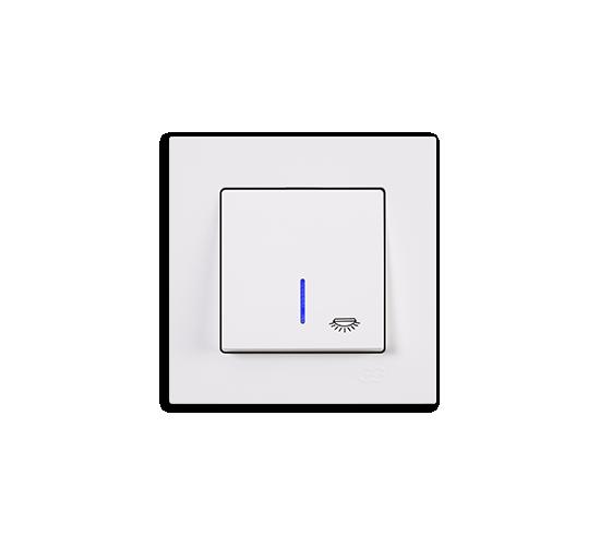 Ключ стълбищен светещ Eqona бял main image