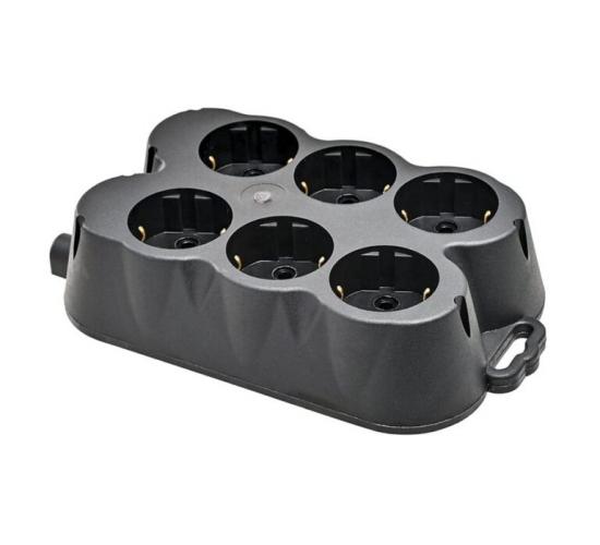 Разклонител гумиран с 6 гнезда main image