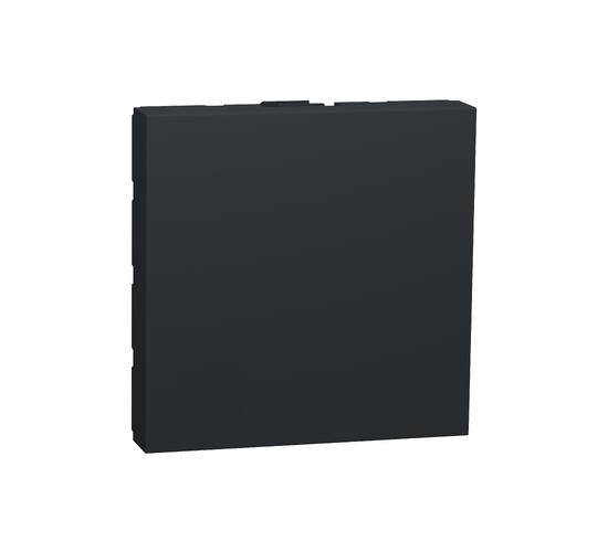 Капак за свободен модул двумодулен антрацит New Unica NU986654 main image