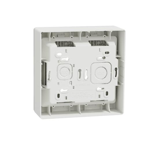 Инсталационна кутия 2 колони бяла открит монтаж NU122418 main image