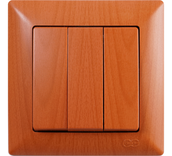 Ключ троен Visage светъл махагон main image