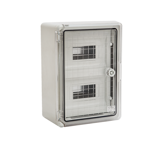 Пластмасово табло с прозрачна врата 35/25/15 IP65 2*9 модула main image