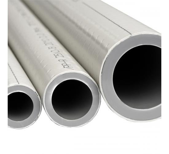 Полипропилен тръба ф50 с алуминиева вложка PN20 (топла вода) 4 метра / цената е за метър main image