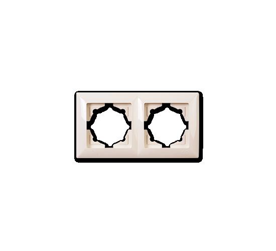 Рамка двойна хоризонтална Visage крем main image