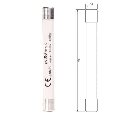 Патрон-вложка 10X85 10A 1500VDC main image