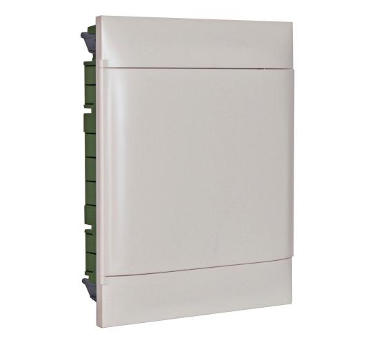 Табло за СКРИТ монтаж 2x12 мод. Practibox S с бяла врата и Н и РЕ клеми Legrand main image