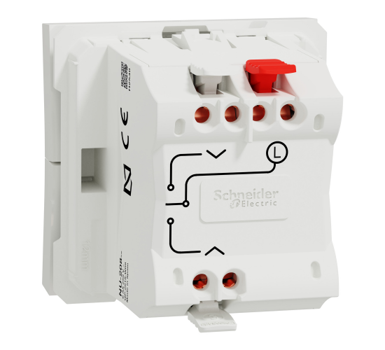 Ключ за щори 6А двумодулен бял New Unica NU320818 main image