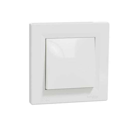 Ключ единичен схема 1 Asfora бял IP44 main image