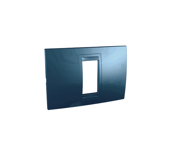 Рамка 1 модул Unica Allegro ледено син main image