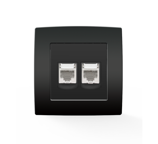 CITY КОМПЮТЪРЕН КОНТАКТ RJ45- ДBОЕН АНТРАЦИТ main image