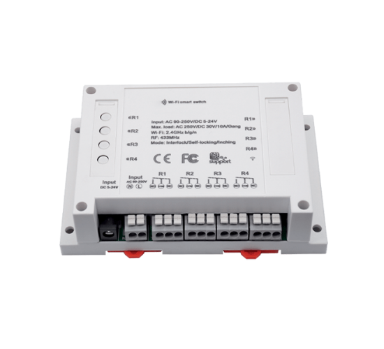 SMART WIFI ЧЕТИРИКАНАЛНО УСТРОЙСТВО ЗА DIN ШИНА main image