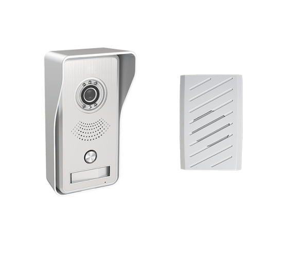 WIFI ЗВЪНЧЕВ БУТОН С КАМЕРА И ДВА ЗВЪНЕЦA main image