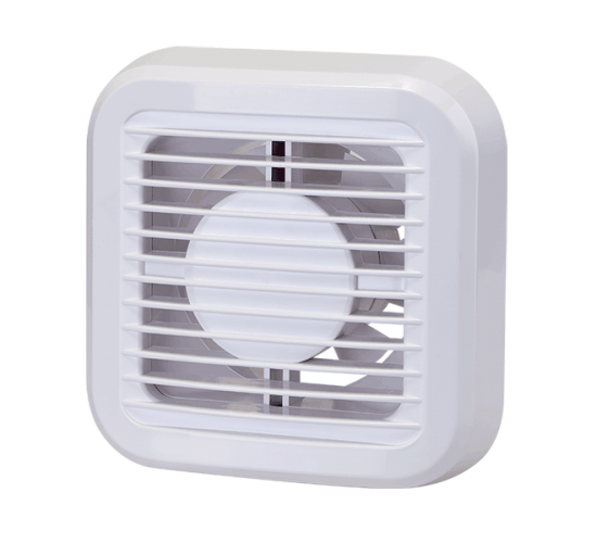Вентилатор с клапа бял  ф120 Silent main image