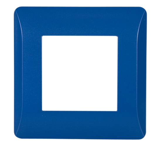 Рамка единична синя SPLENDOR main image