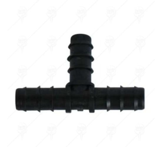 Тройник оребрен ф16 за твърд капков маркуч main image