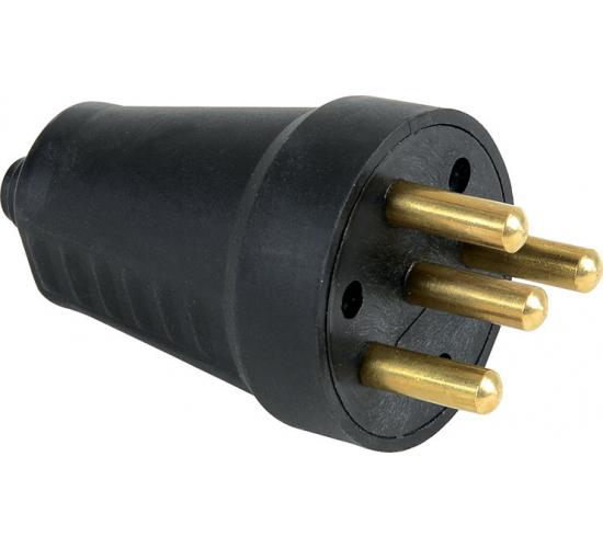 Щепсел гумиран 25А 3Р IP40 main image