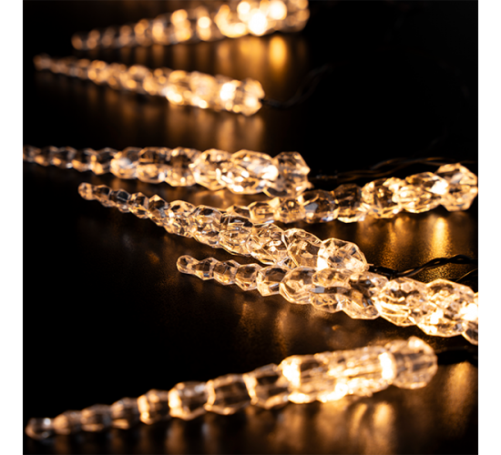 Светещи висулки 10бр 3000К с батерии main image