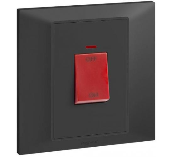 Бойлерен ключ 45А с индикация цвят Антрацит Belanko S Legrand main image