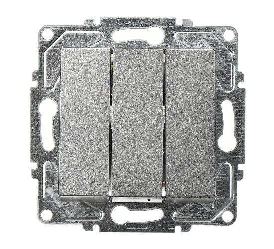 Ключ Егона троен тъмно сив механизъм main image