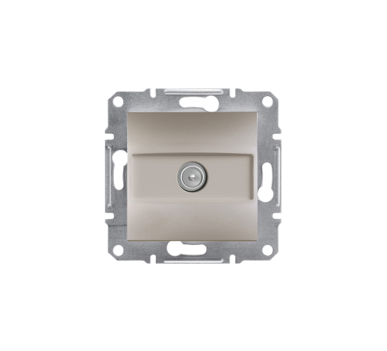 Розетка TV 1dB Asfora бронз main image