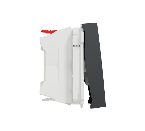 Девиаторен ключ 10 А 2 модулен антрацит NEW UNICA  NU320354 main image