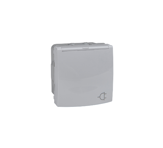 Контакт единичен за вграждане шуко 16A 250VAC Unica  ДО ИЗЧЕРПВАНЕ НА КОЛИЧЕСТВАТА main image