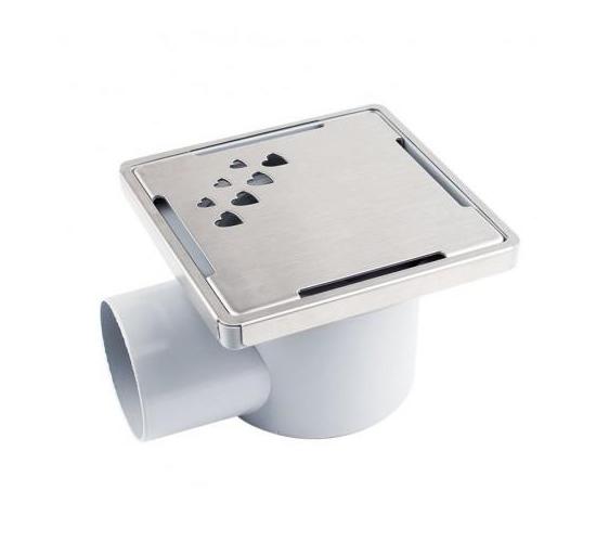 Рогов сифон PVC &Oslash;50 мм Сърце 100ммх100мм main image