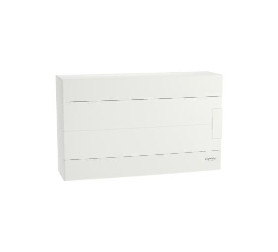 Модулно табло Easy9 EU открит монтаж 1х18 модула 2 клеми земя/нула бяла врата main image