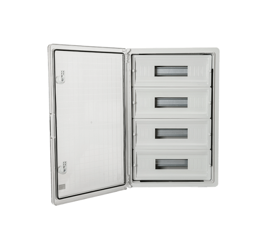 Пластмасово табло с прозрачна врата 60/40/20 IP65 4*15 модула main image