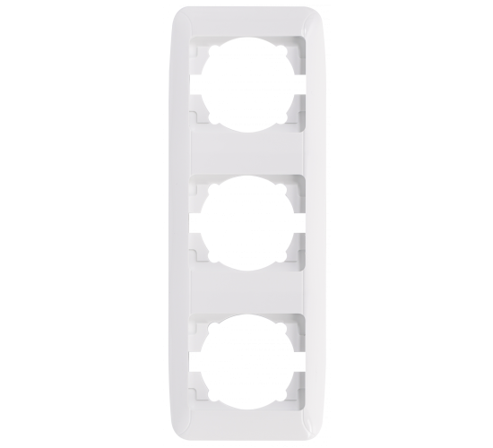 Рамка тройна вертикална Fantasy бяла main image