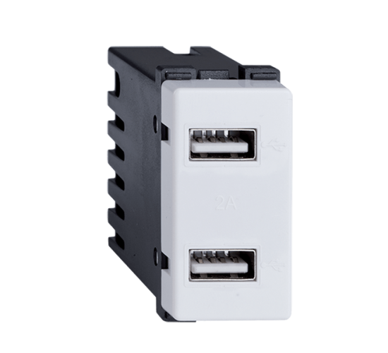 LECCE USB КОНТАКТ ДВОЕН БЯЛ main image