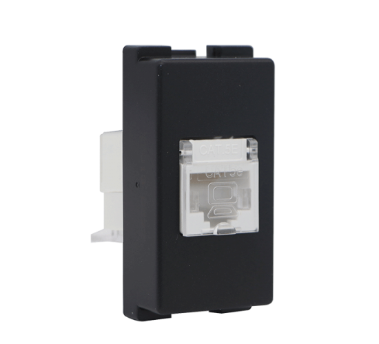 LECCE КОМПЮТЪРЕН КОНТАКТ RJ45 CAT5E АНТРАЦИТ main image