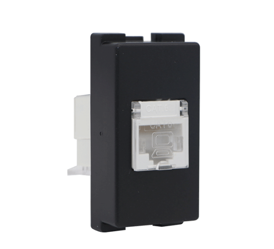 LECCE КОМПЮТЪРЕН КОНТАКТ RJ45 CAT6E АНТРАЦИТ main image