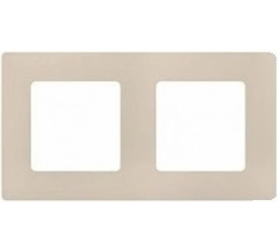 Рамка двойна NILOE крем main image