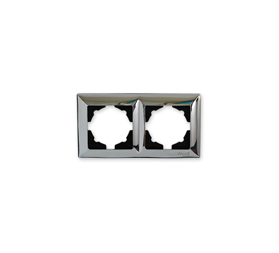 Рамка двойна Visage хром Deluxe main image