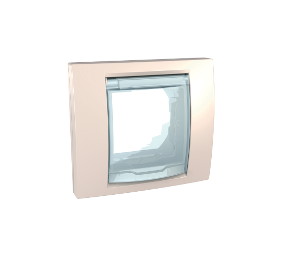 Капак и монтажна рамка IP44 Unica Plus слонова кост main image