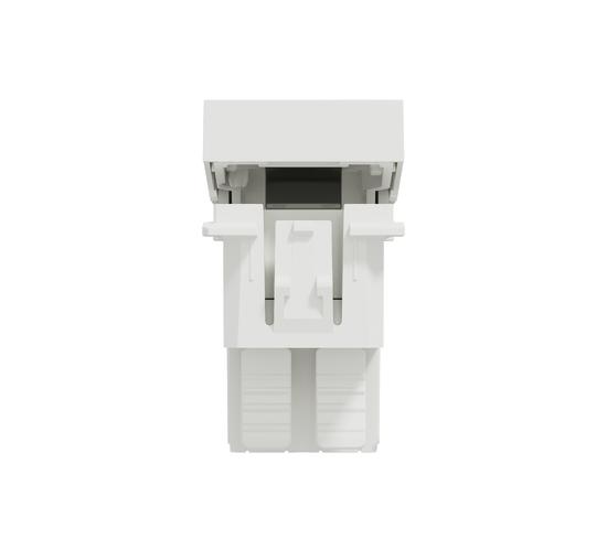 Кръстат ключ 10А 1 модулен New Unica бял NU310518 main image