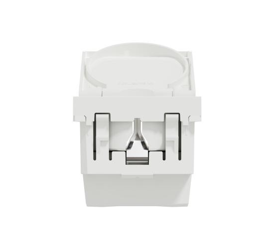 Контакт шуко с детска защита и капак 2P+E 16A бял NU303718TA main image