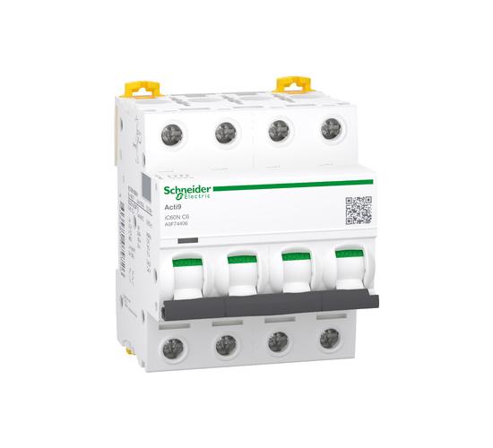 Автоматичен прекъсвач Acti9 4P   6A крива С 400V  6 kA main image