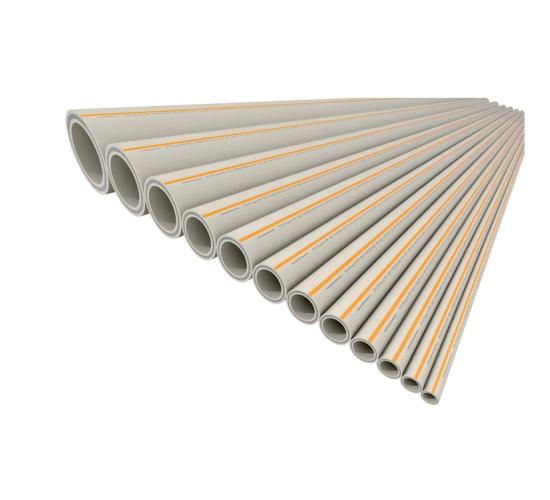 Полипропилен тръба ф63 фибростъкло PN25 (топла вода) 3 метра / цената е за метър main image