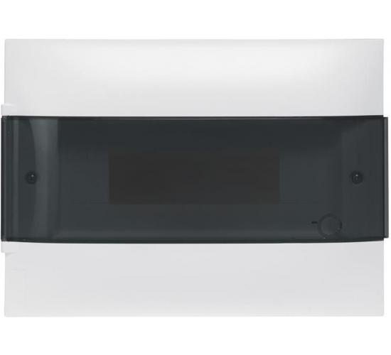 Табло за СКРИТ монтаж 12 мод. Practibox S с прозрачна врата и Н и РЕ клеми Legrand main image