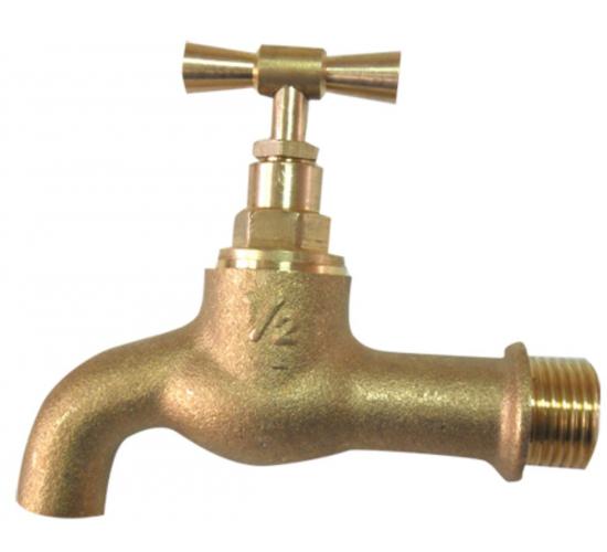 Кран канела месинг шагрен 3/4" без холендър main image