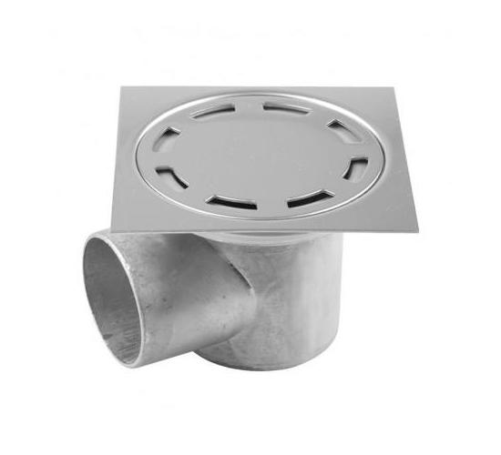 Сифон рогов &Oslash;50 110ммх110мм неръждаема решетка main image