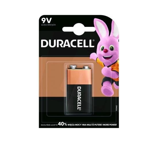 Батерии Duracell Алкална 6LR61 9V  1бр main image