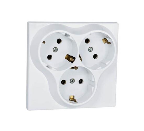 Контакт троен Класик 3 Бял main image